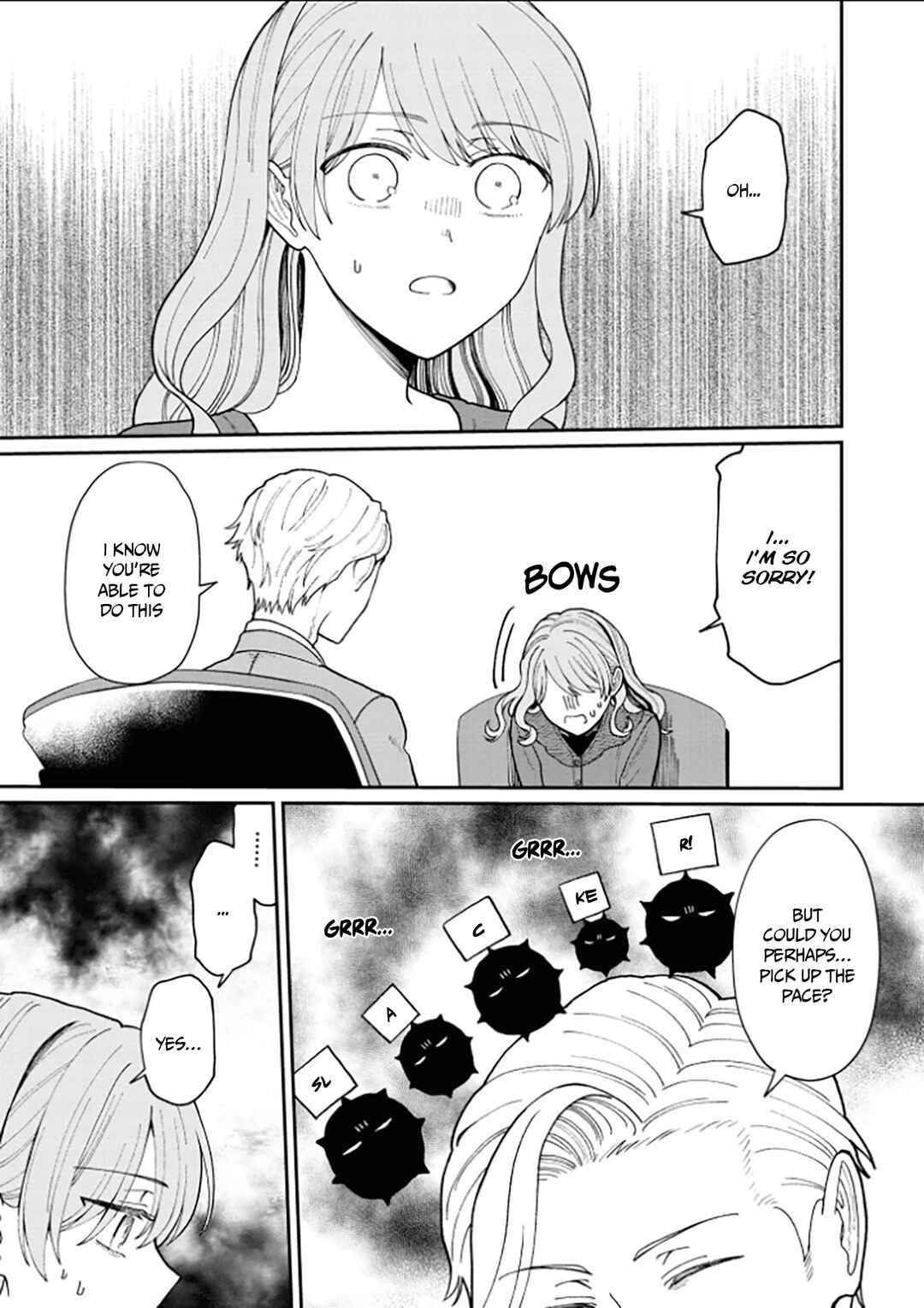 Kuuki ga "Yomeru" Shinnyuu Shain to Buaisou na Senpai Chapter 13 - Page 8