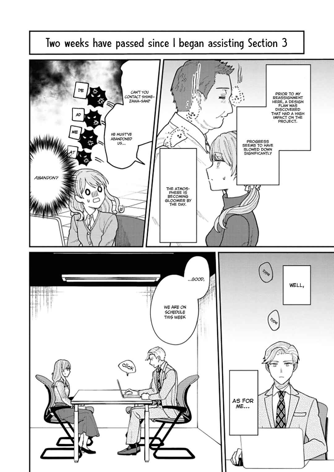 Kuuki ga "Yomeru" Shinnyuu Shain to Buaisou na Senpai Chapter 13 - Page 9