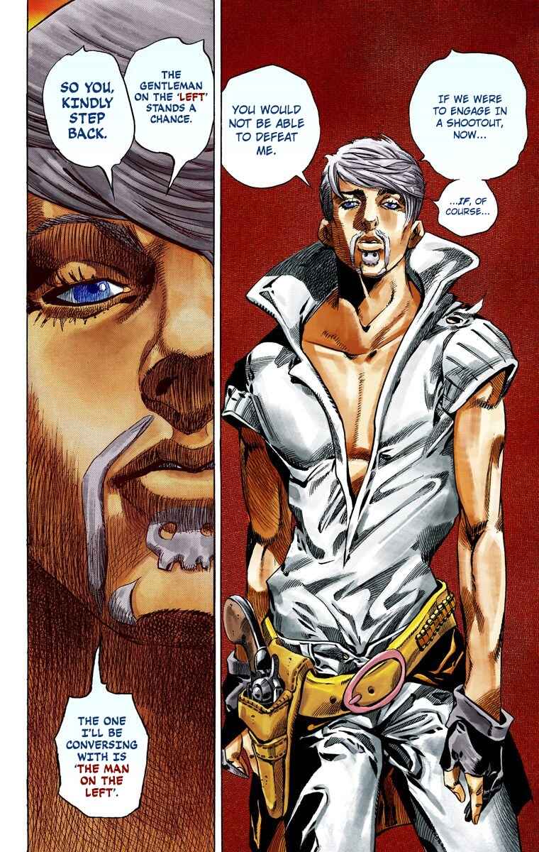 JoJo no Kimyou na Bouken: Part 7 - Steel Ball Run Color-ban Chapter 34 - Page 22