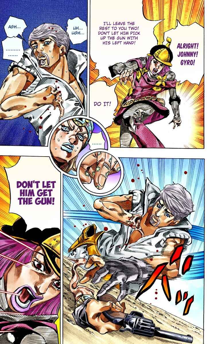 JoJo no Kimyou na Bouken: Part 7 - Steel Ball Run Color-ban Chapter 34 - Page 36