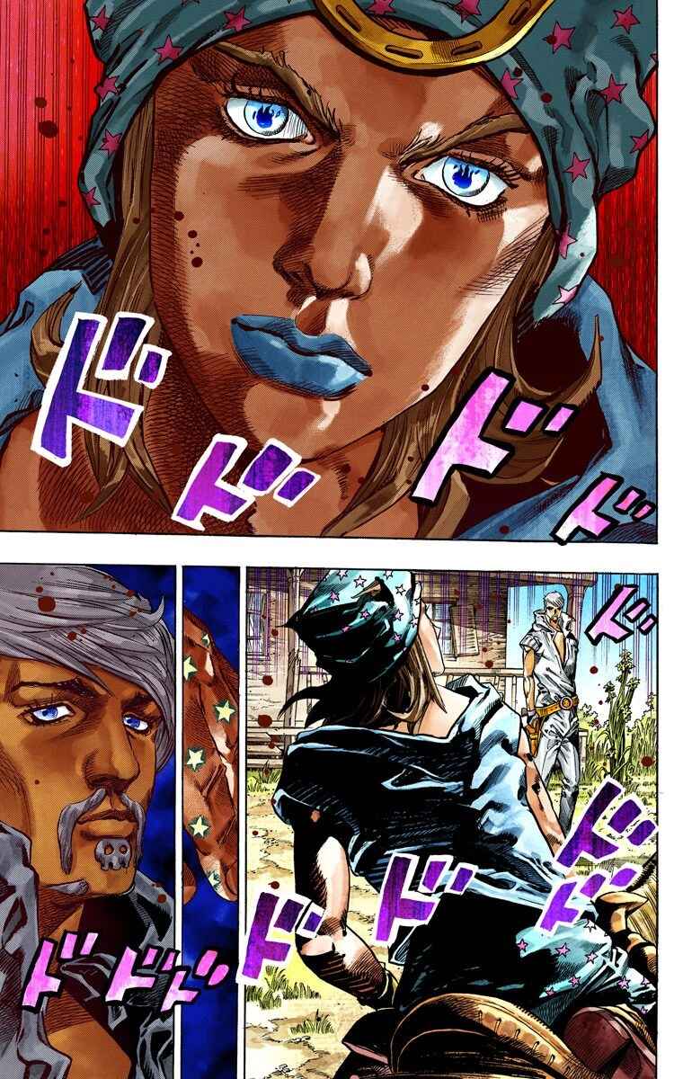 JoJo no Kimyou na Bouken: Part 7 - Steel Ball Run Color-ban Chapter 34 - Page 42