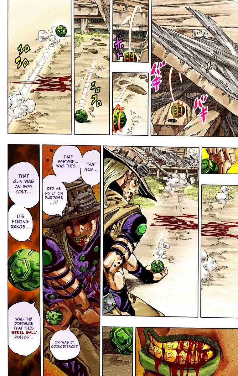 JoJo no Kimyou na Bouken: Part 7 - Steel Ball Run Color-ban Chapter 34 - Page 53