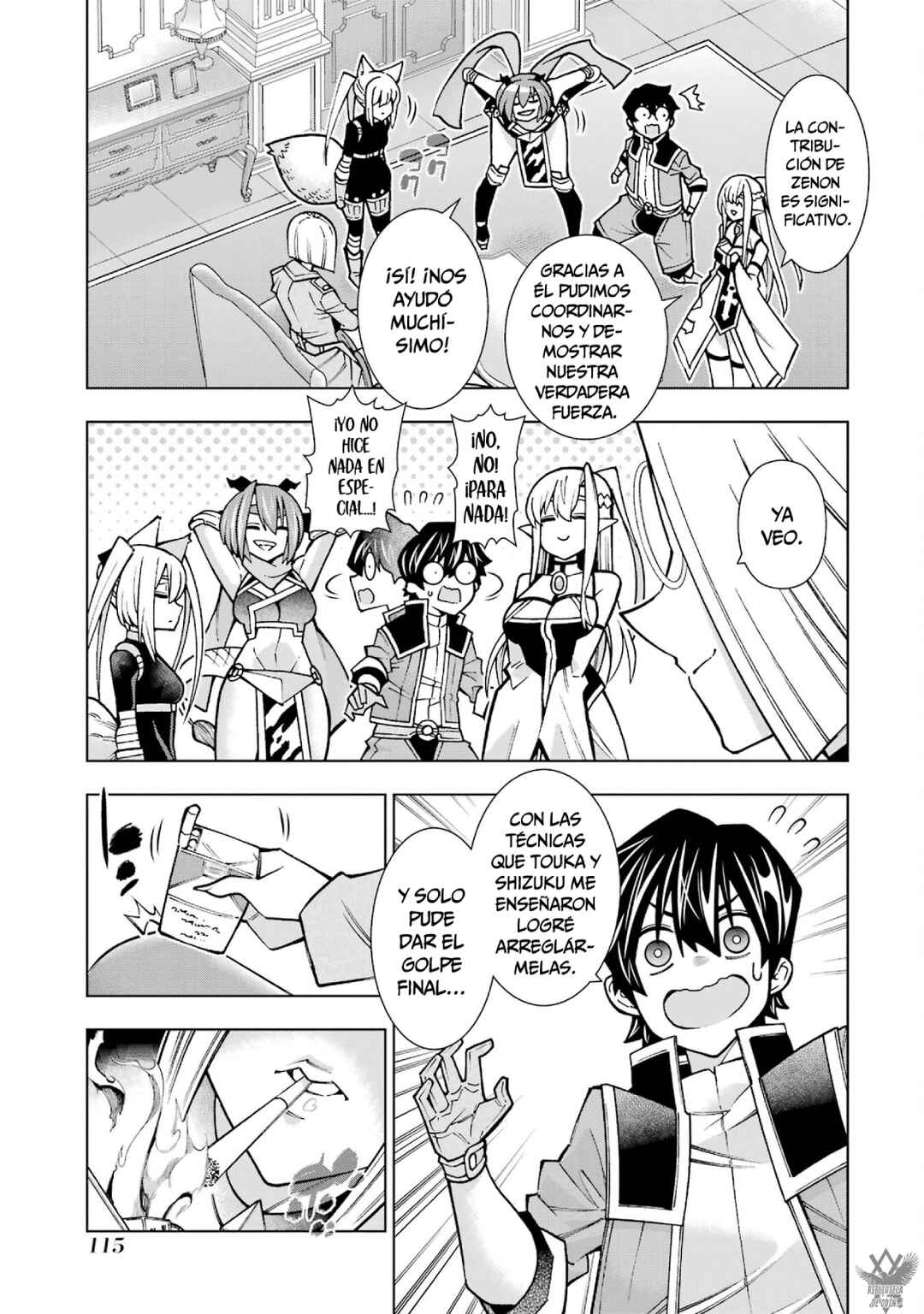 Man-nen F-Rank "Tsuuyaku" Sukiru-mochi Teihen Boukensha, Ishu-zoku no Saikyou Bishoujo-tachi to Party wo Kundesainou ni Kaikashi Musou suru Chapter 3 - Page 6