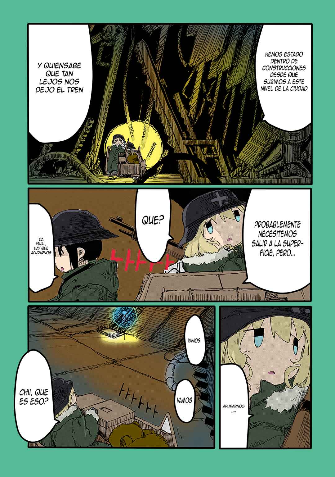 Shoujo Shuumatsu Ryokou (Fan Colored) Chapter 23 - Page 11