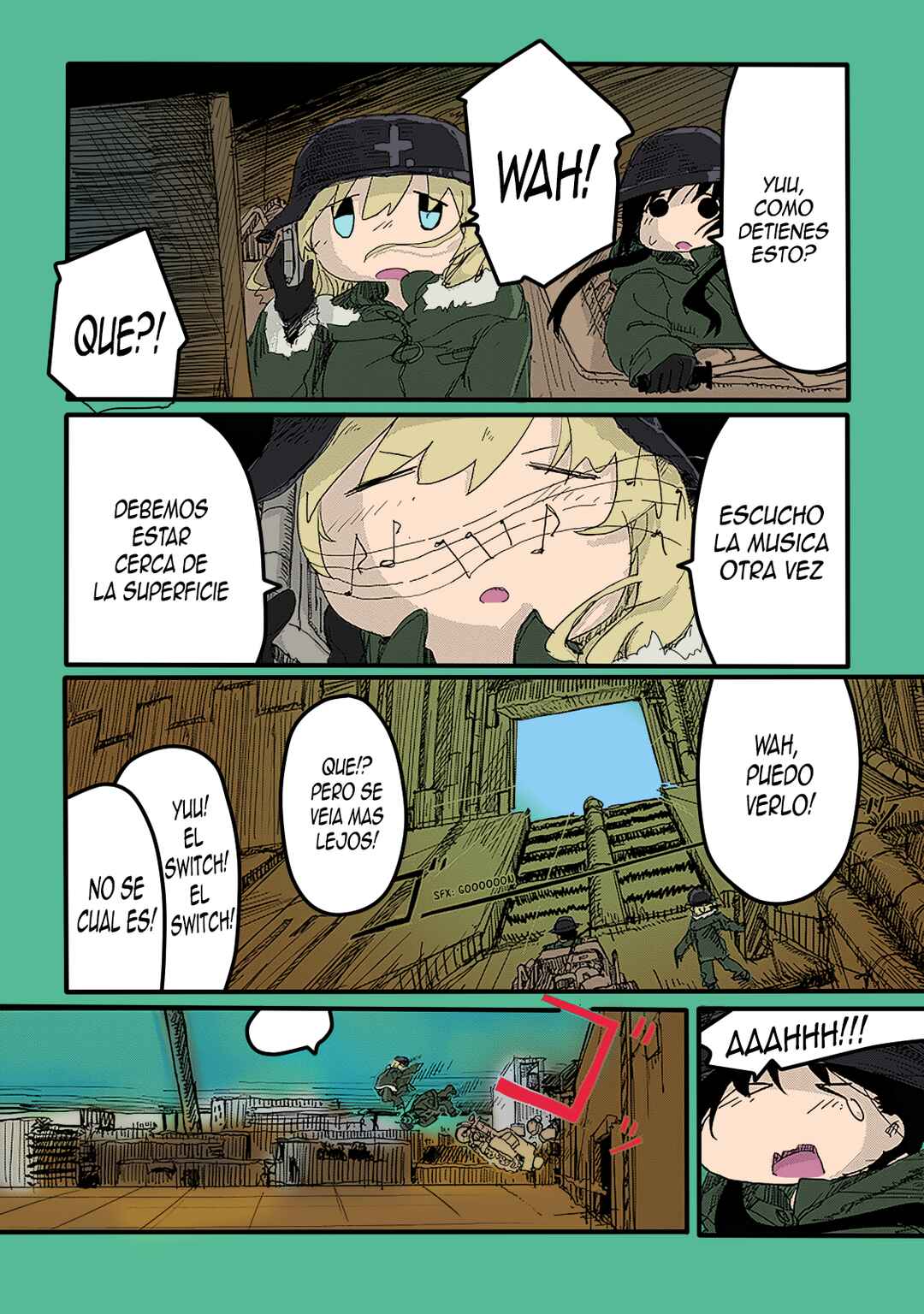 Shoujo Shuumatsu Ryokou (Fan Colored) Chapter 23 - Page 14