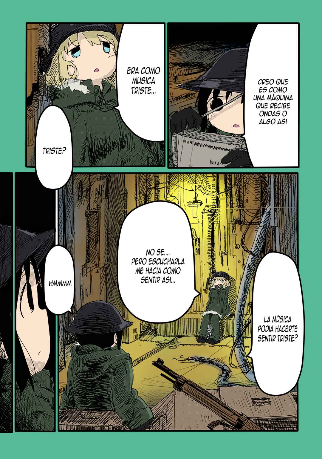 Shoujo Shuumatsu Ryokou (Fan Colored) Chapter 23 - Page 7