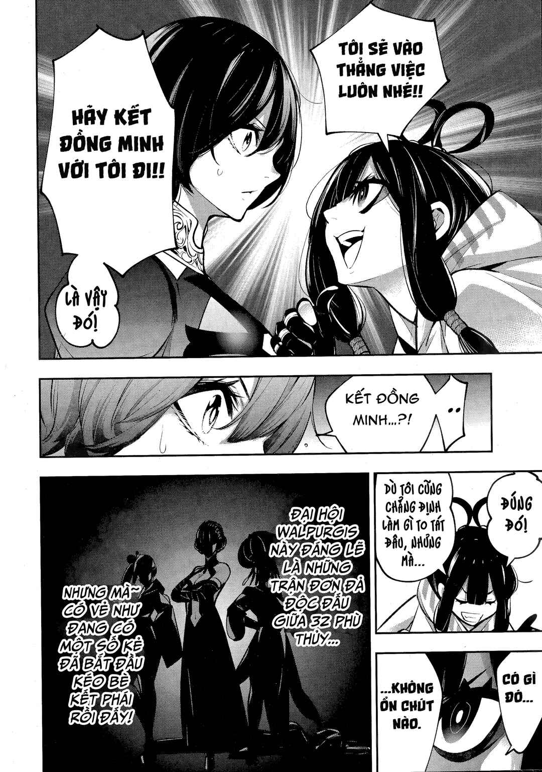 Majo Taisen - 32-nin no Isai no Majo wa Koroshiau Chapter 56 - Page 30