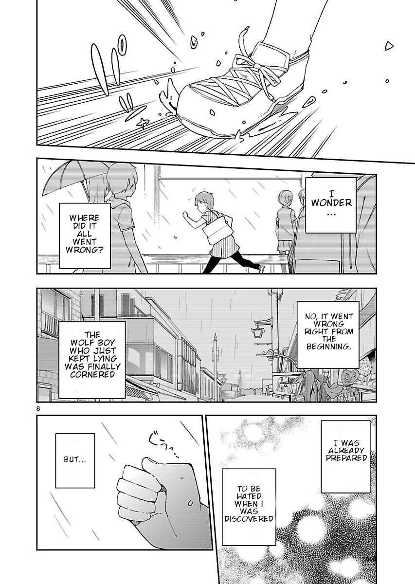 Ookami Shounen wa Kyou mo Uso wo Kasaneru Chapter 19 - Page 8