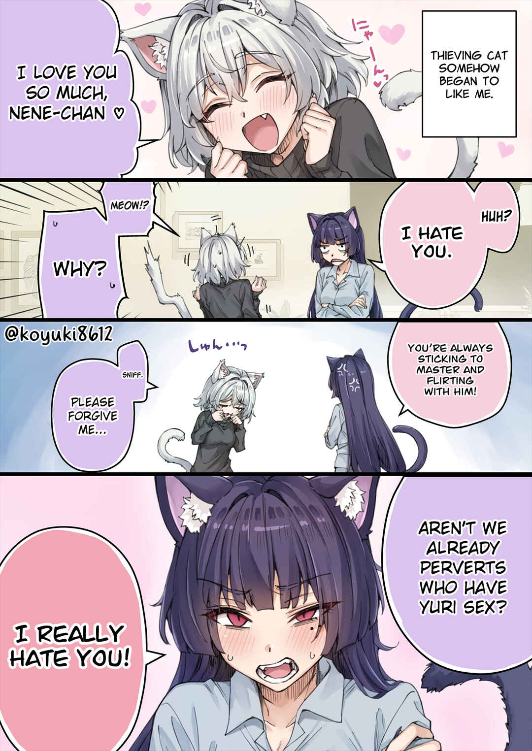 Dokusen Yoku ga Tsuyo Sugiru Yandere Kai Neko-chan Chapter 44 - Page 1