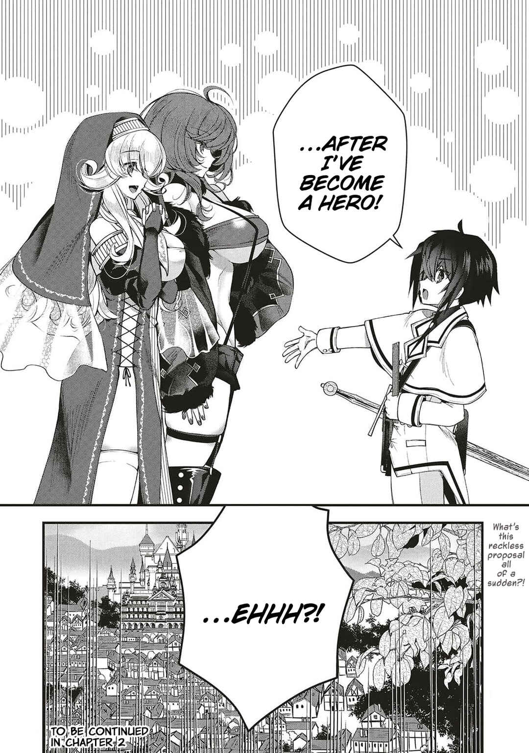 Ochikobore Yuusha to Rikka no Majo Chapter 1.2 - Page 32
