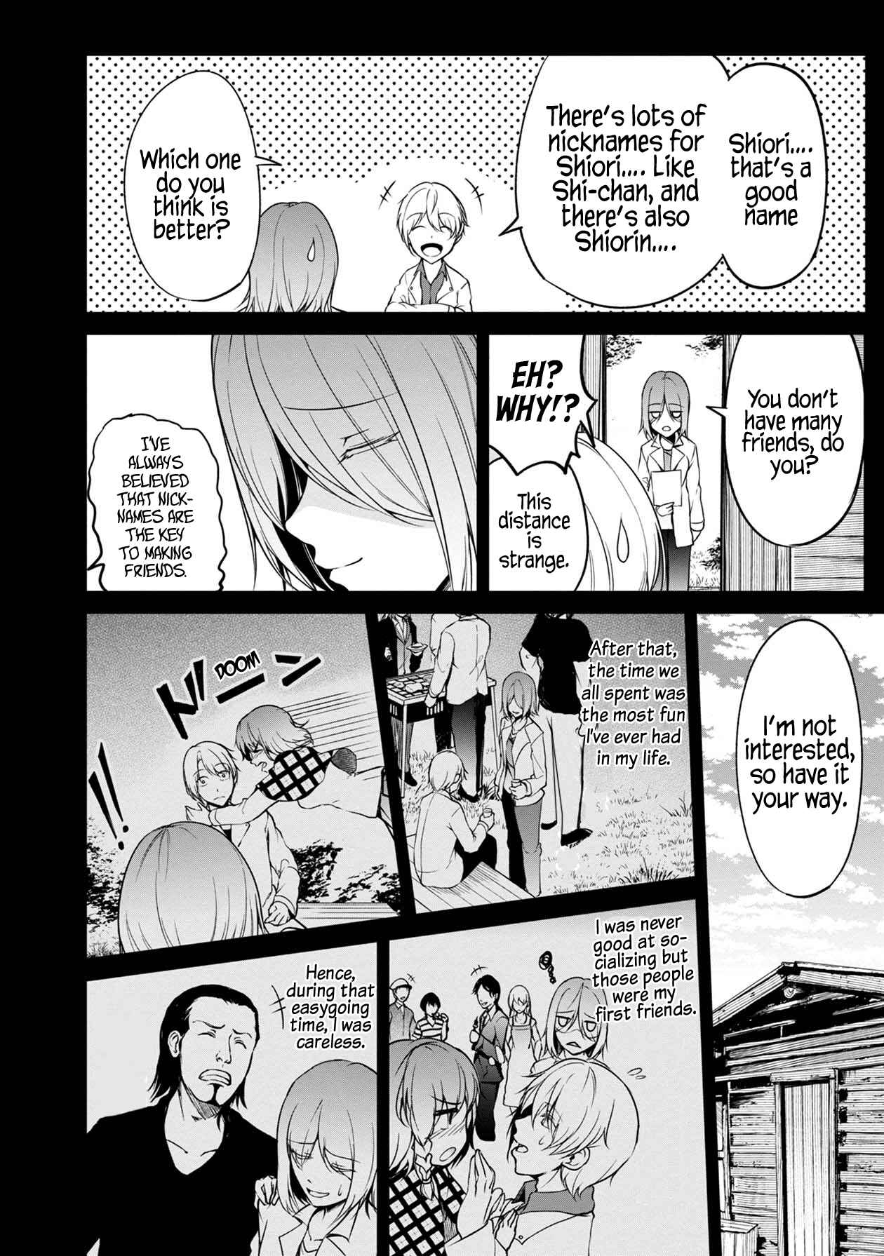Namae no nai Kaibutsu - Kumo to Shoujo to Ryoki Satsujin Chapter 33 - Page 21