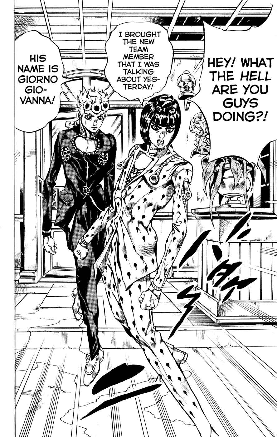 JoJo no Kimyou na Bouken: Part 5 - Ougon no Kaze Chapter 17 - Page 10