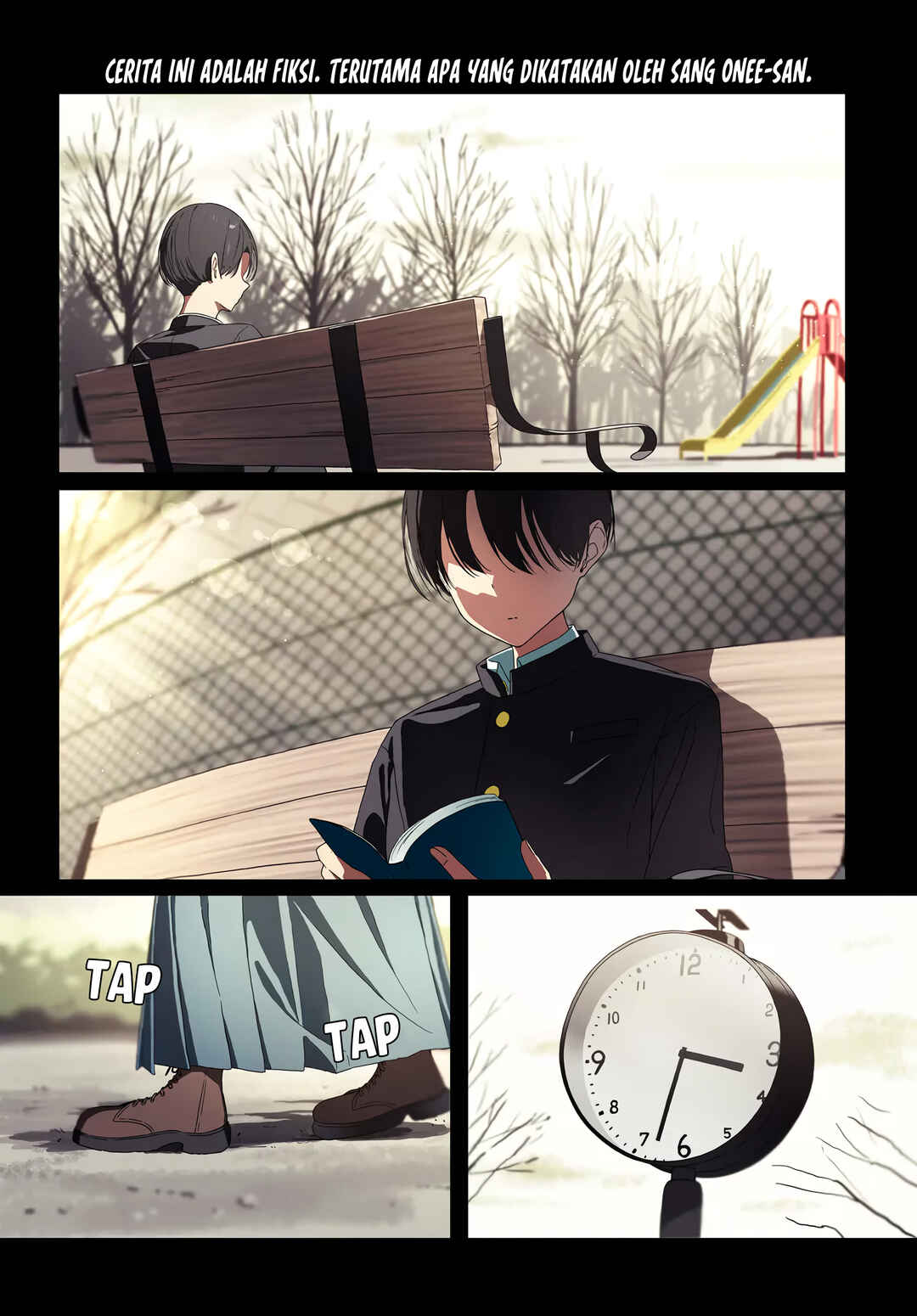 Daunaa Kei Onee-san ni Mainichi Kasu no Uso wo Nagashikomareru Hanashi Chapter 1 - Page 1
