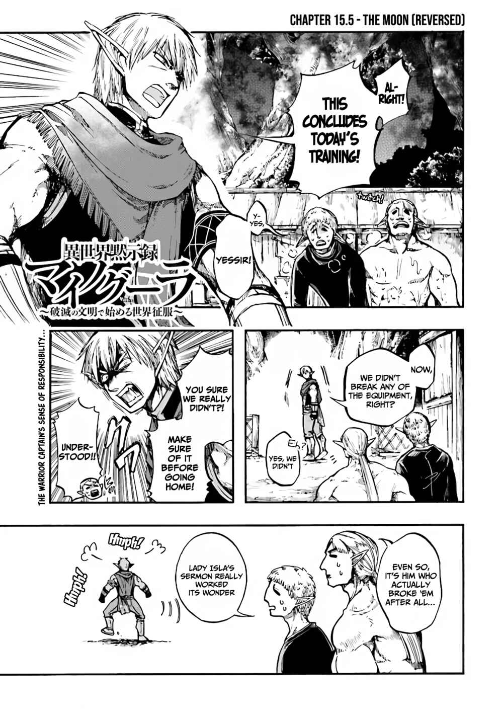 Isekai Mokushiroku Mynoghra: Hametsu no Bunmei de Hajimeru Sekai Seifuku Chapter 15.5 - Page 2
