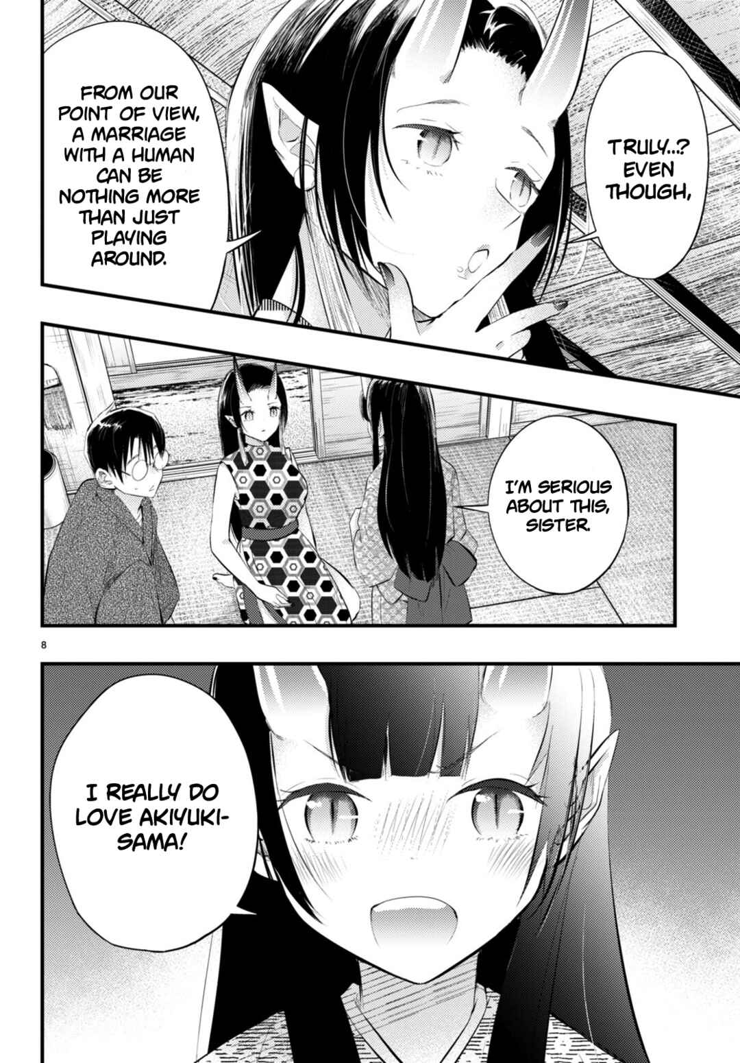 Tsuma no Kigen de Tenkou ga Kawaru Hanashi Chapter 4 - Page 8