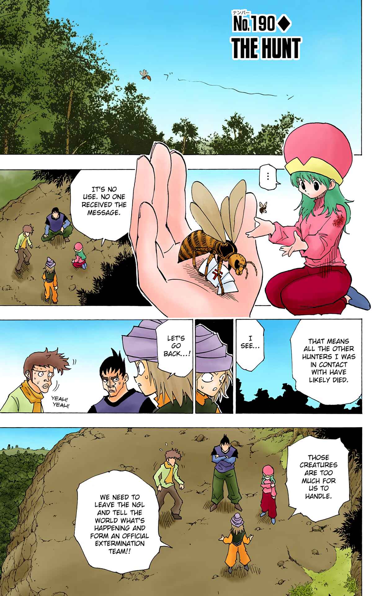 Hunter x Hunter (Official Colored) Chapter 190 - Page 1