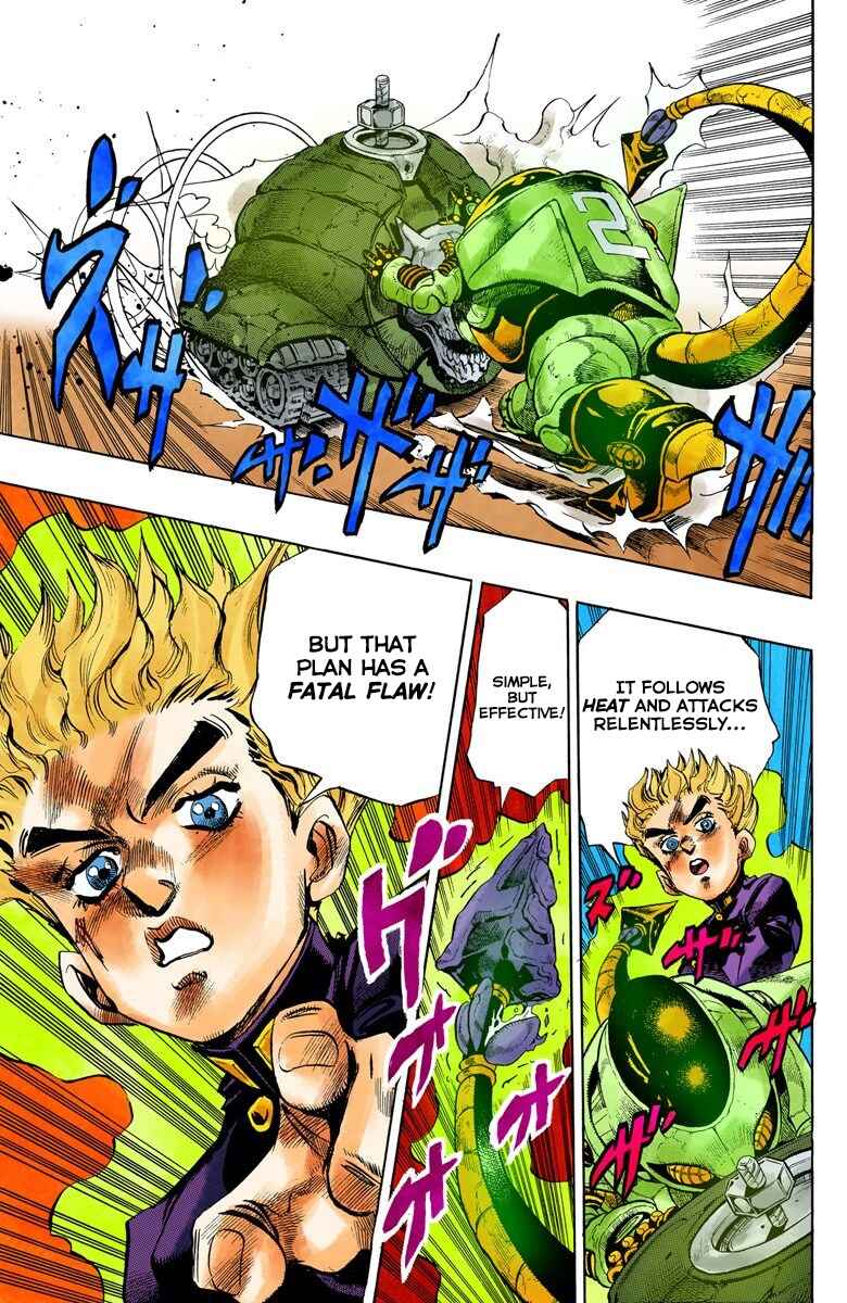 JoJo no Kimyou na Bouken: Part 4 - Diamond wa Kudakenai Color-ban Chapter 93 - Page 4