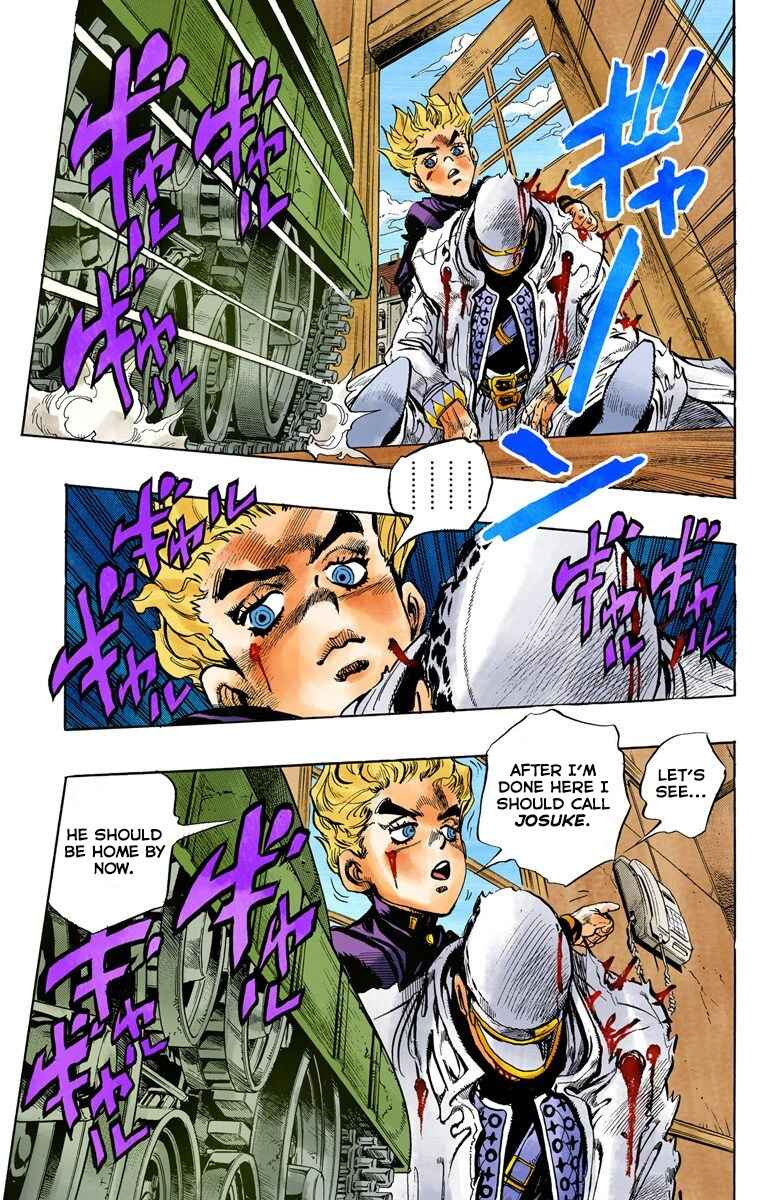 JoJo no Kimyou na Bouken: Part 4 - Diamond wa Kudakenai Color-ban Chapter 93 - Page 6
