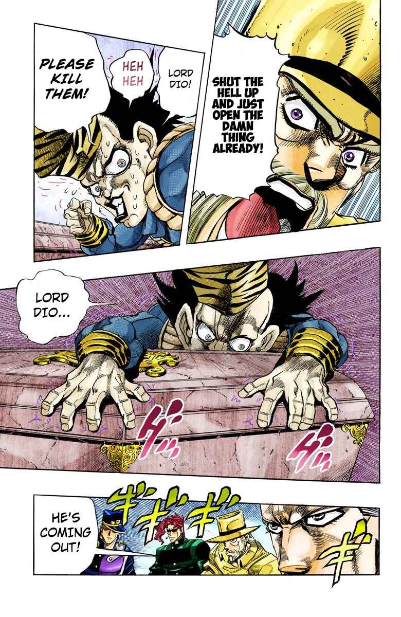 JoJo no Kimyou na Bouken: Part 3 - Stardust Crusaders Color-ban Chapter 136 - Page 13