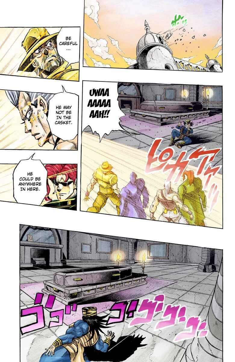 JoJo no Kimyou na Bouken: Part 3 - Stardust Crusaders Color-ban Chapter 136 - Page 9