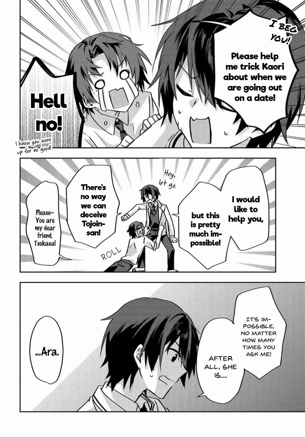 Love Comedy Manga ni Haitteshimatta node, Oshi no Make Heroine wo Zenryoku de Shiawase ni Suru Chapter 3 - Page 4