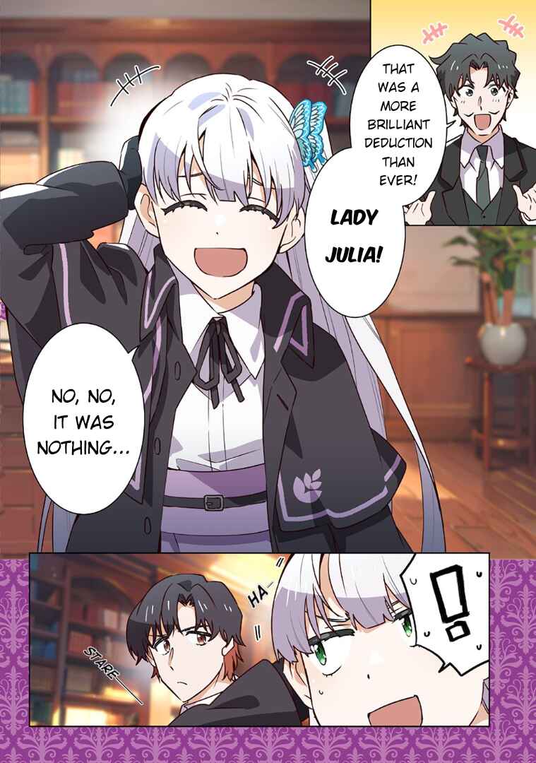Tantei Reijou Julia Moriarty ~Seibetsu mo Mibun mo Kawarimashita ga, Tenseisaki demo Tanteigyou Saikai Shimasu~ Chapter 1 - Page 3