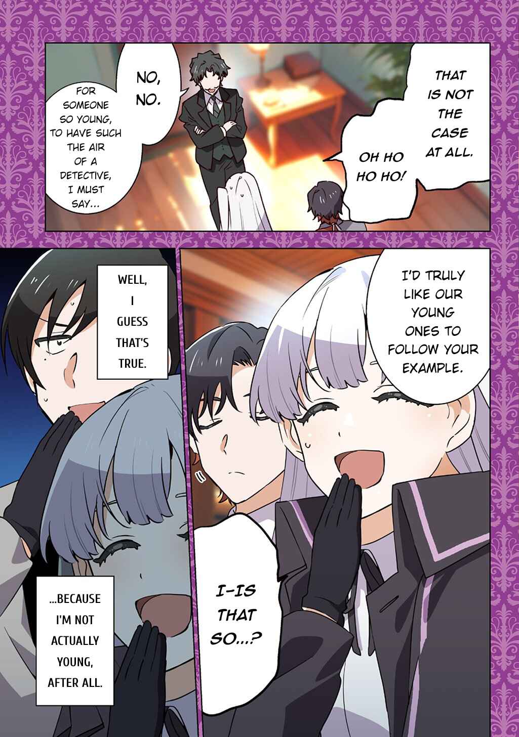 Tantei Reijou Julia Moriarty ~Seibetsu mo Mibun mo Kawarimashita ga, Tenseisaki demo Tanteigyou Saikai Shimasu~ Chapter 1 - Page 4