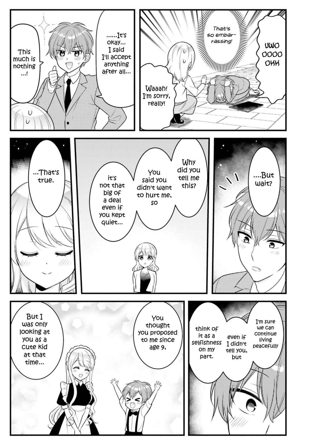Tekito na Maid no Oneesan & Erasou de Ichizu na Botchan Chapter 40 - Page 9