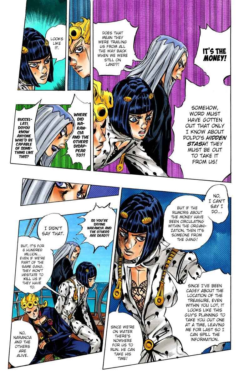 JoJo no Kimyou na Bouken: Part 5 - Ougon no Kaze Color-ban Chapter 19 - Page 10