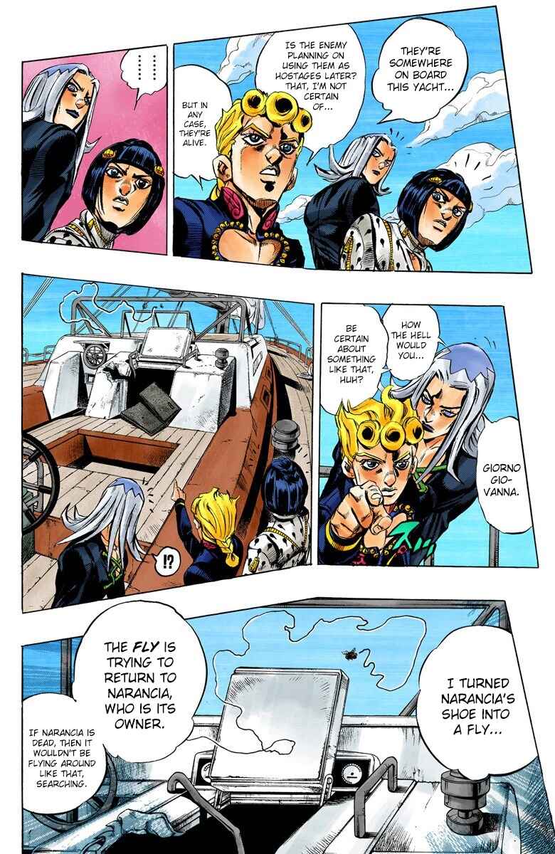 JoJo no Kimyou na Bouken: Part 5 - Ougon no Kaze Color-ban Chapter 19 - Page 11