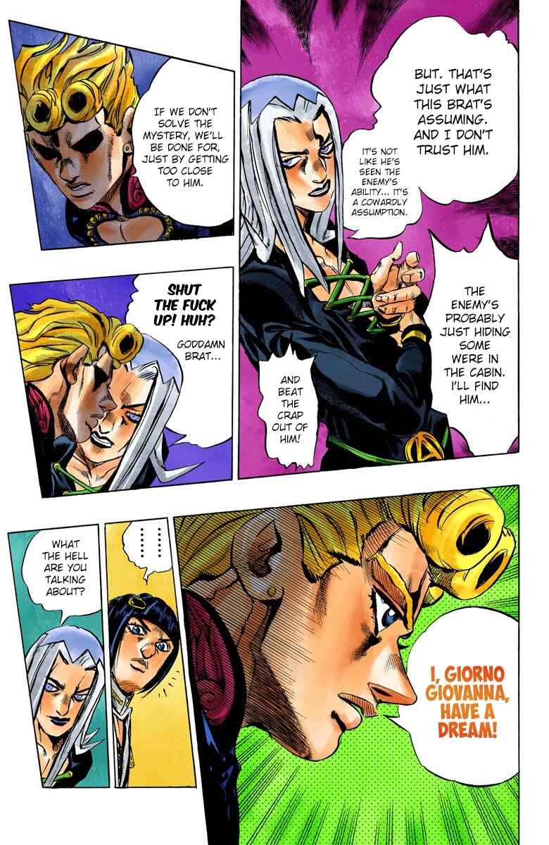 JoJo no Kimyou na Bouken: Part 5 - Ougon no Kaze Color-ban Chapter 19 - Page 16