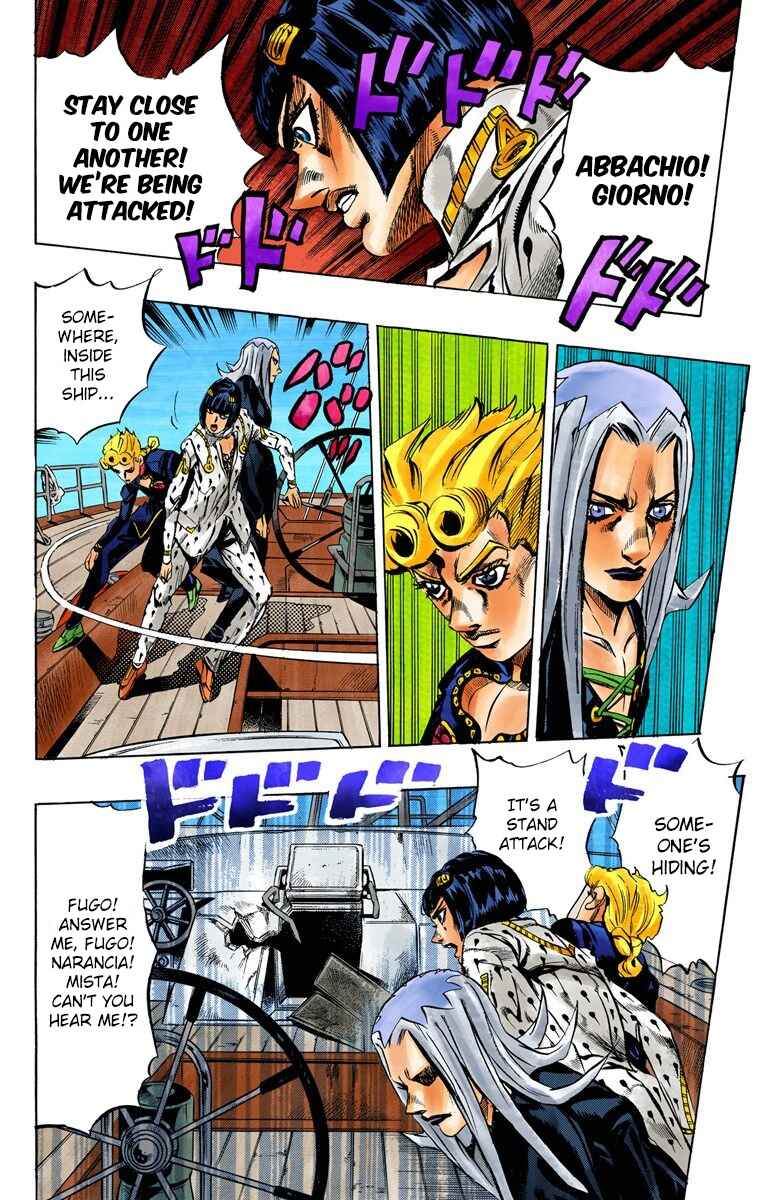 JoJo no Kimyou na Bouken: Part 5 - Ougon no Kaze Color-ban Chapter 19 - Page 9