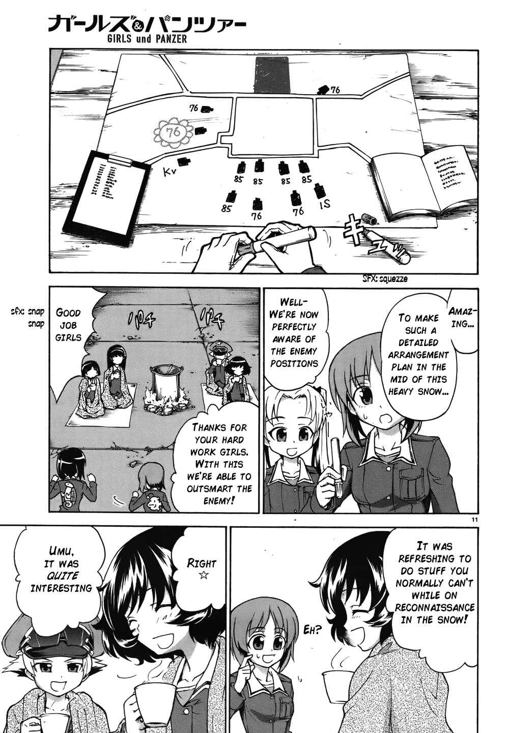 Girls und Panzer Chapter 13 - Page 11