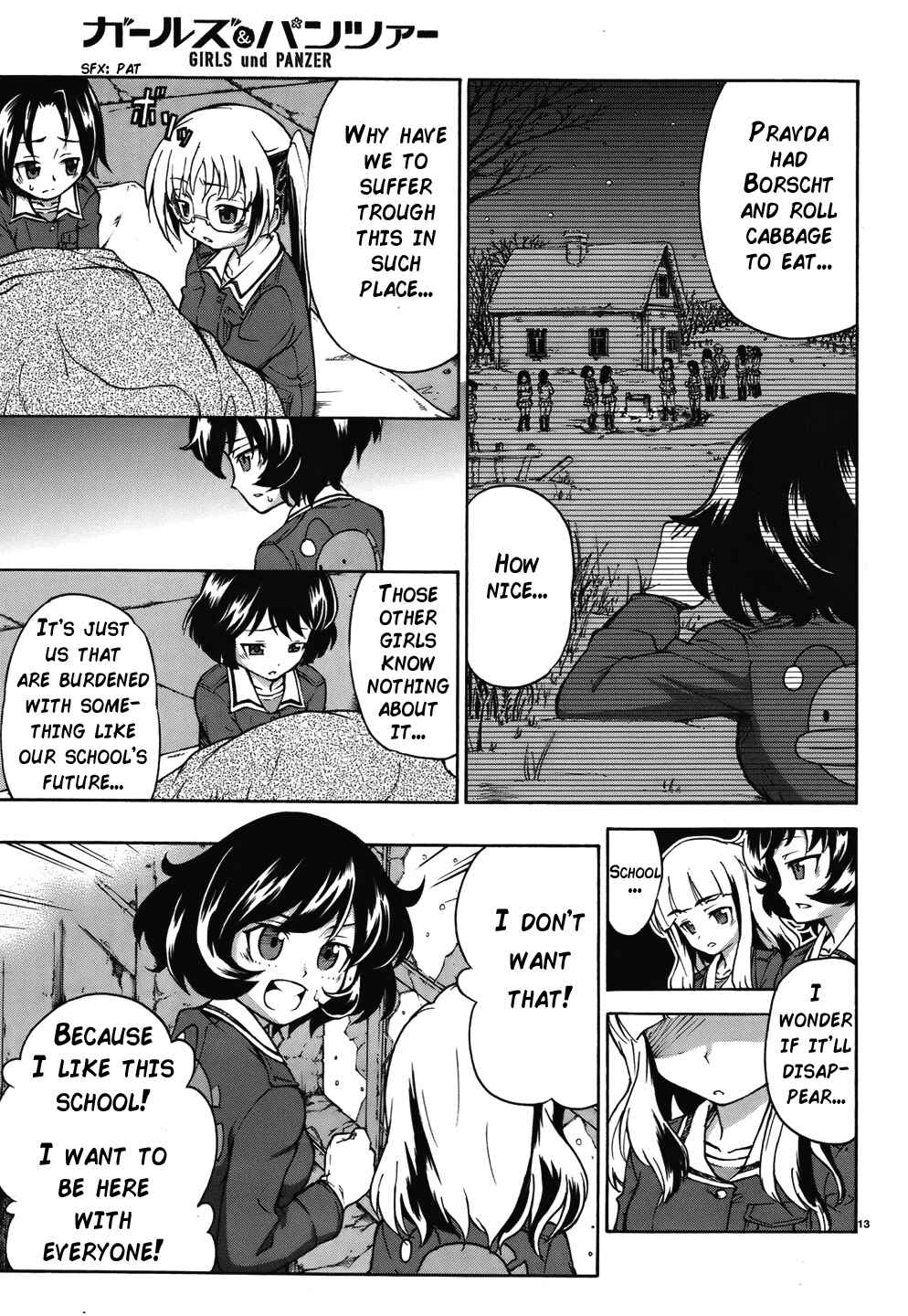 Girls und Panzer Chapter 13 - Page 13