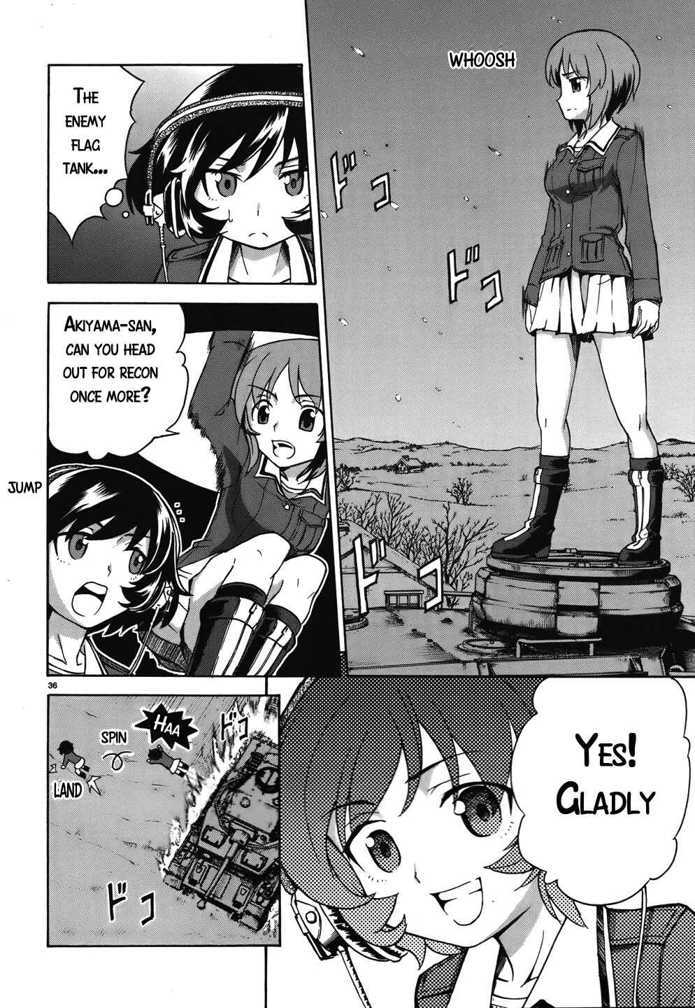 Girls und Panzer Chapter 13 - Page 36
