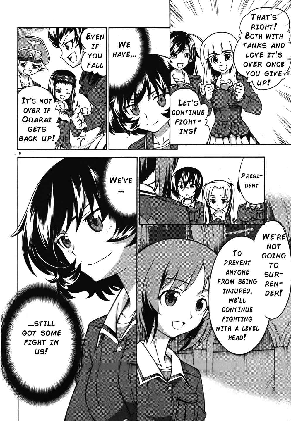Girls und Panzer Chapter 13 - Page 8