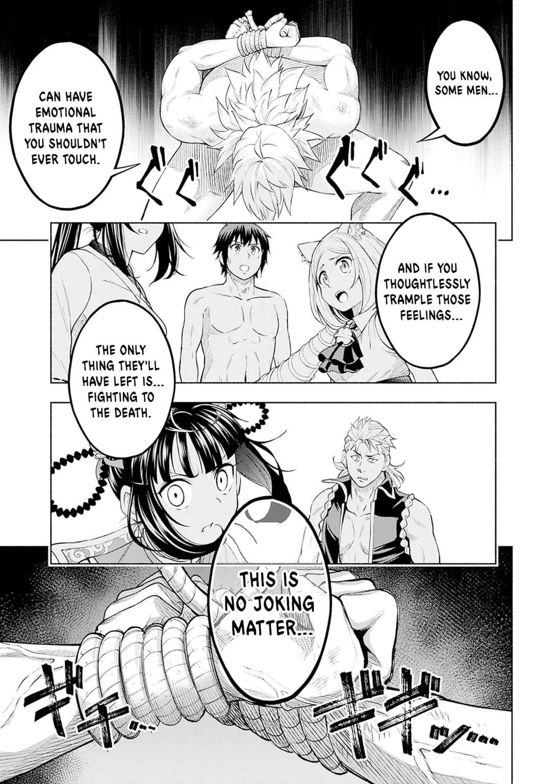 Eroge no Sekai de Slow Life ~Issho ni Isekai Teni shitekita Yarisaa no Daigakusei-tachi ni Tsuihou sareta node, Henkyou de Muteki ni Natte Shin no Heroine-tachi to Yoroshiku Yarimasu~ Chapter 21 - Page 19