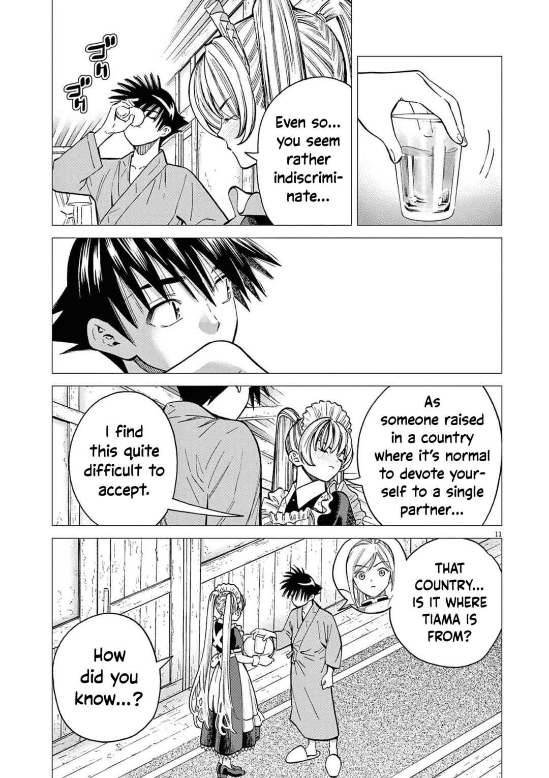 Ato Muika de Horobiru Gakeppuchi Kokka no Harem ni Shoukan sareteshimatta Chapter 6 - Page 12