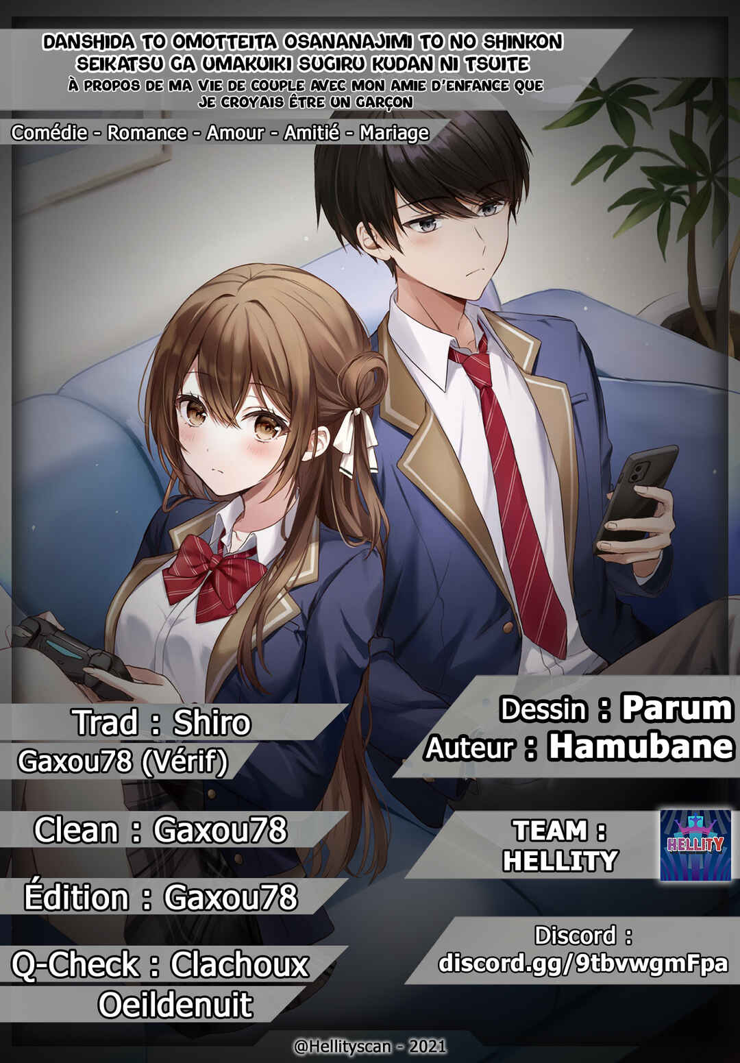 Danshi dato Omotteita Osananajimi tono Shinkon Seikatsu ga Umaku Ikisugiru Ken ni Tsuite Chapter 9 - Page 1