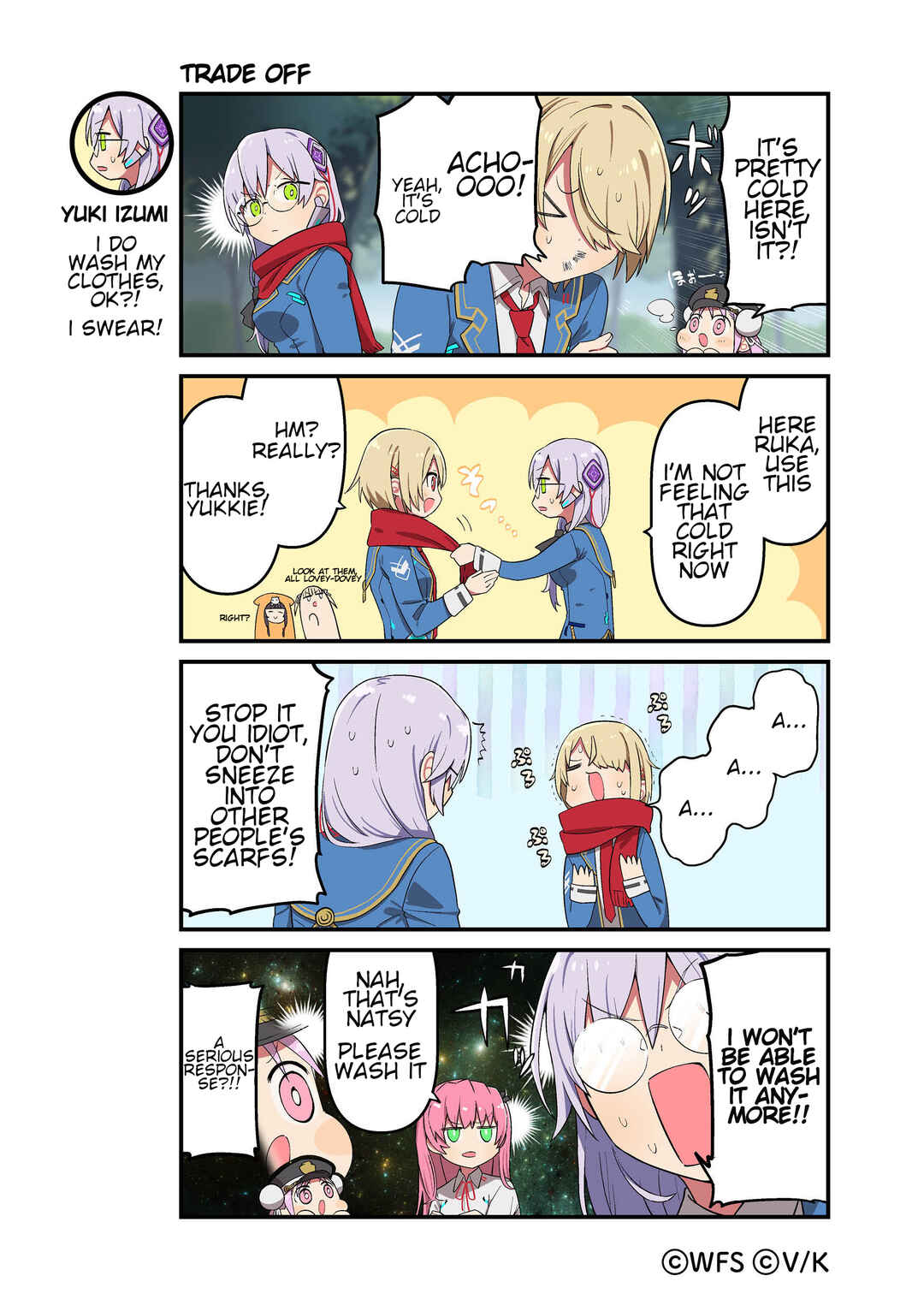 Heaven Burns Red Official 4-Koma Chapter 143 - Page 1