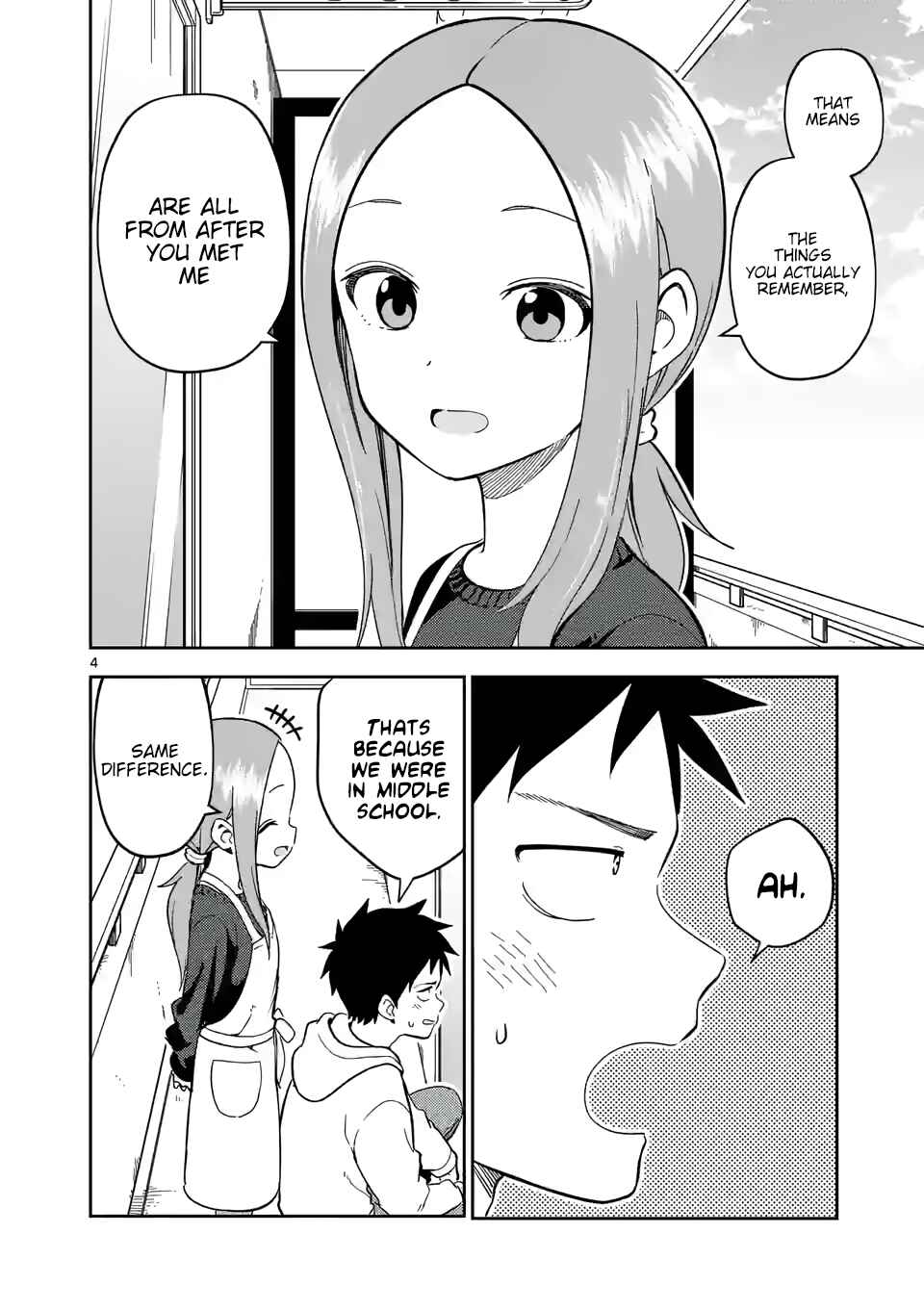 Karakai Jouzu no (Moto) Takagi-san Chapter 210 - Page 4