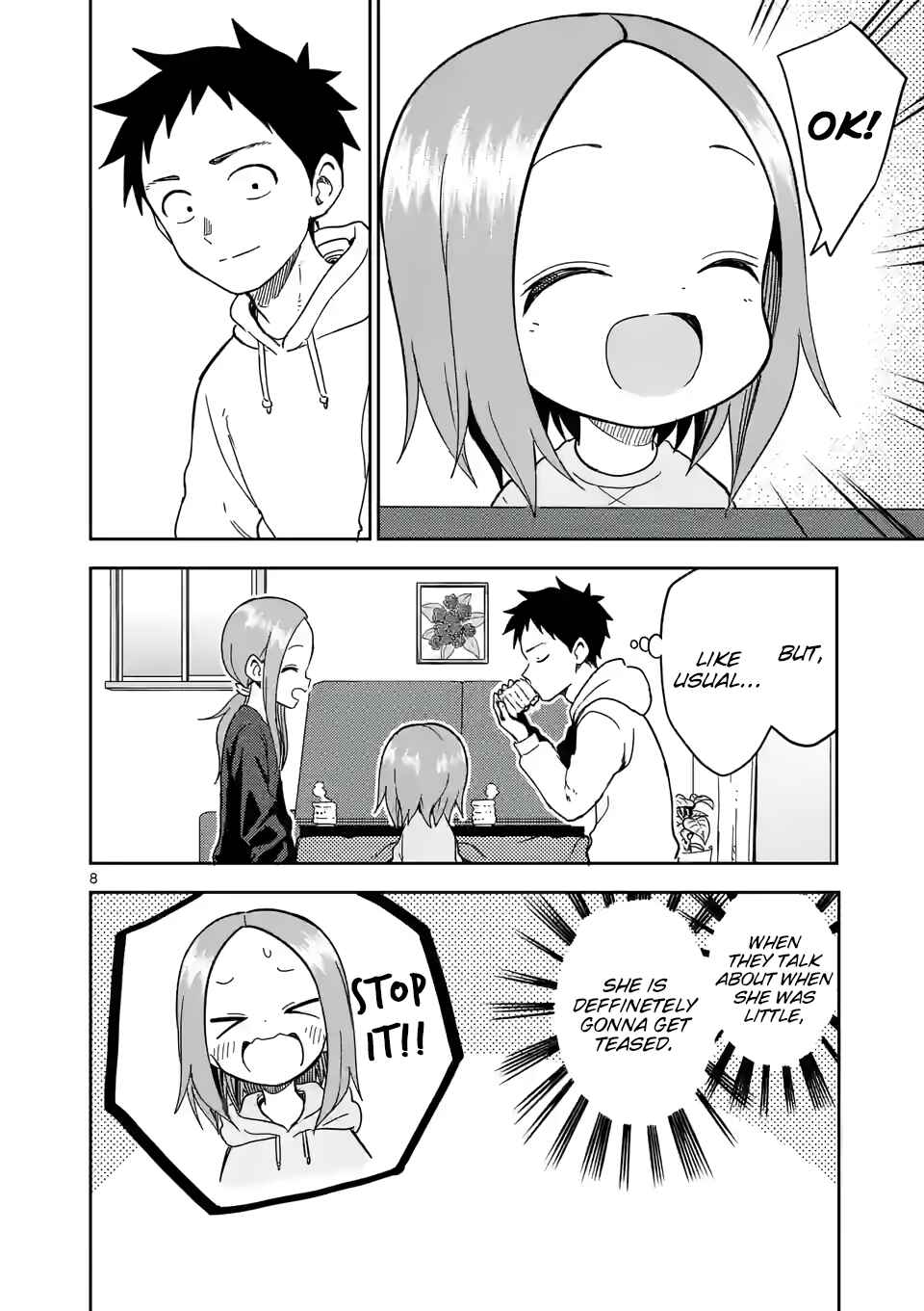 Karakai Jouzu no (Moto) Takagi-san Chapter 210 - Page 8