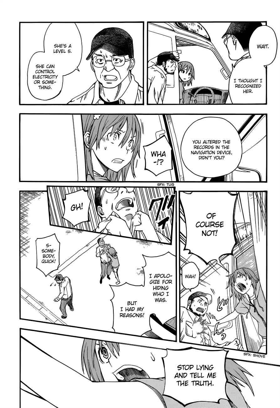 Toaru Majutsu no Index Gaiden: Toaru Kagaku no Railgun Chapter 48 - Page 14