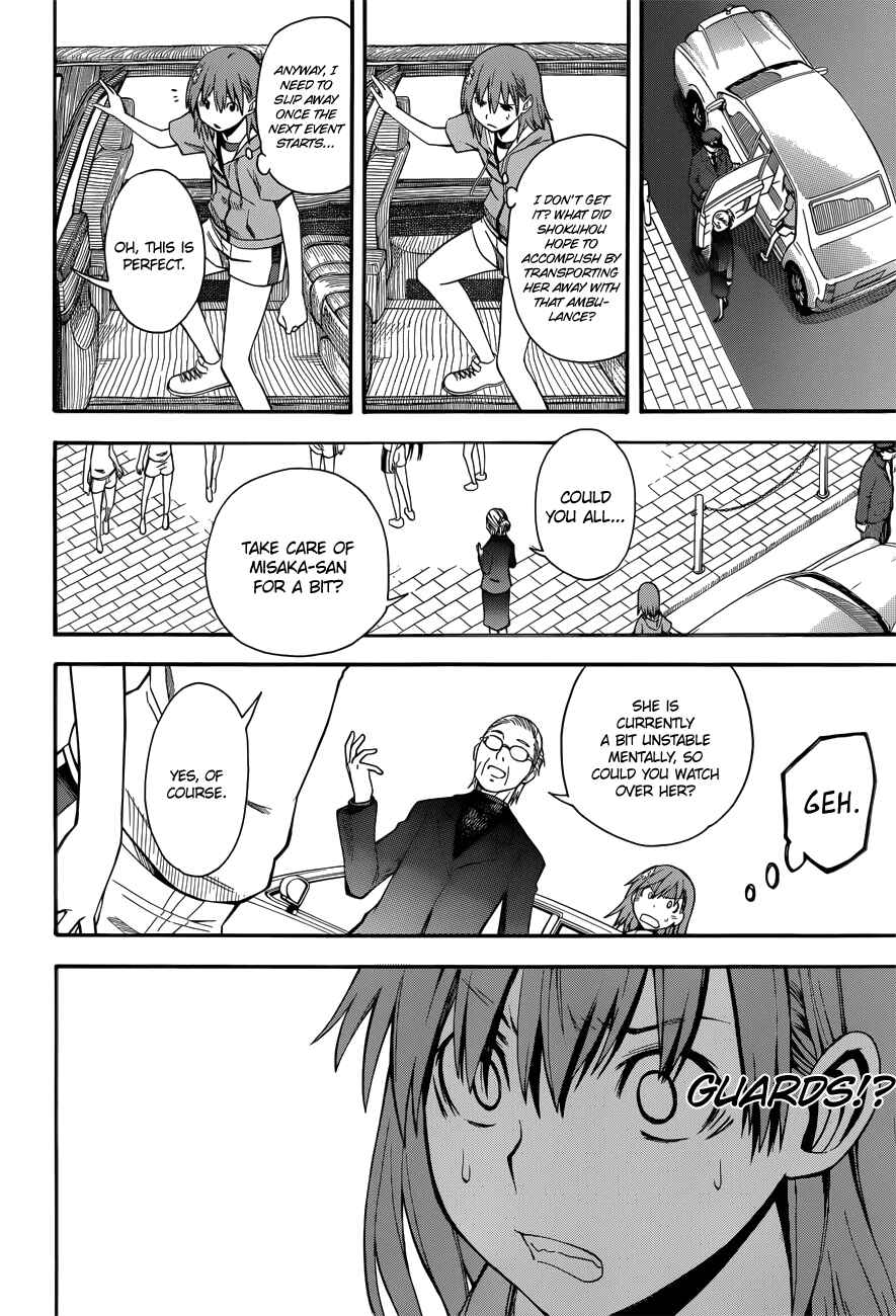 Toaru Majutsu no Index Gaiden: Toaru Kagaku no Railgun Chapter 48 - Page 24