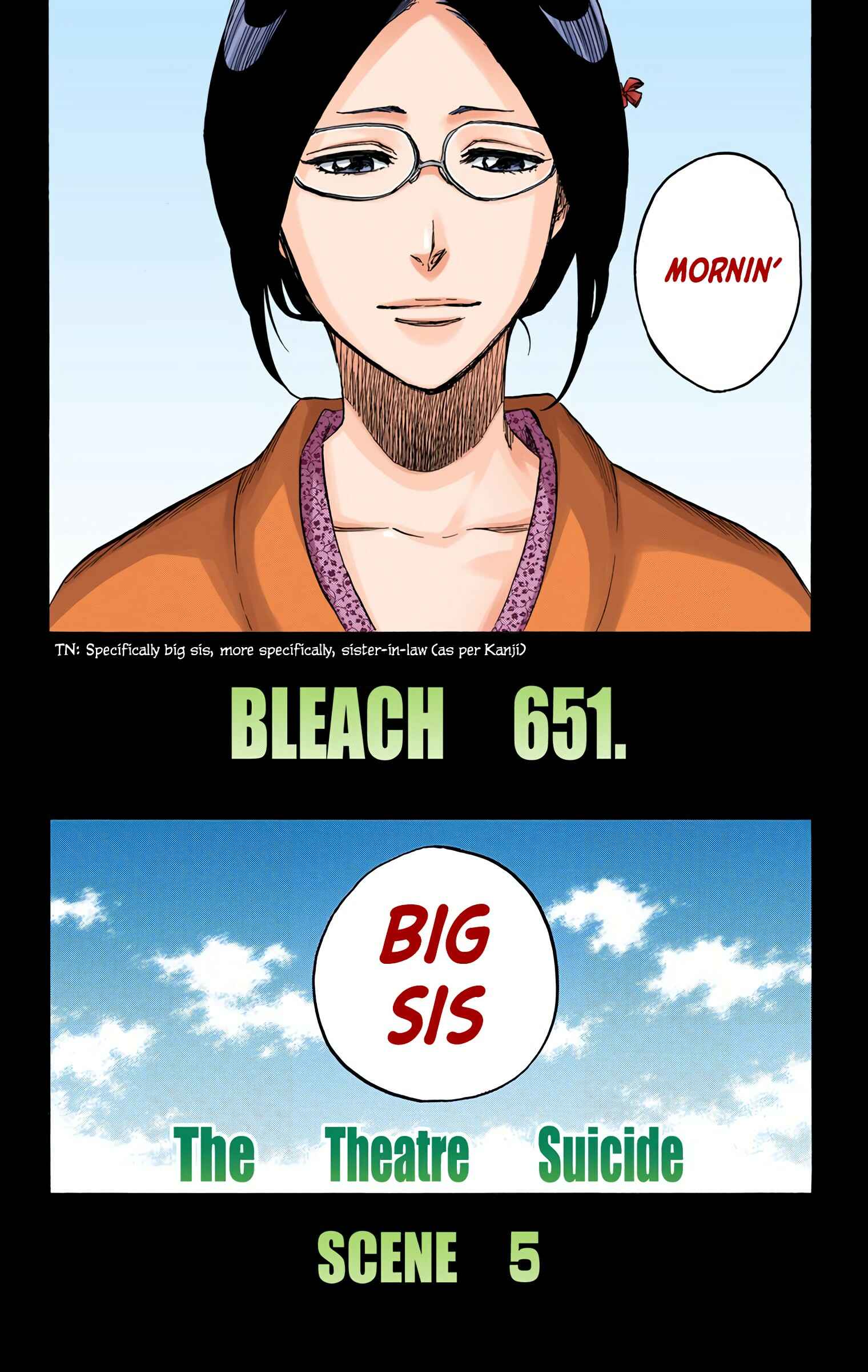 Bleach (Official Colored) Chapter 651 - Page 2