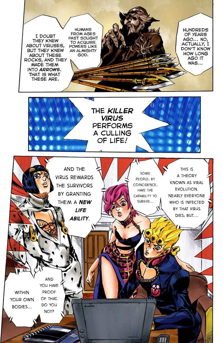 JoJo no Kimyou na Bouken: Part 5 - Ougon no Kaze Color-ban Chapter 113 - Page 10