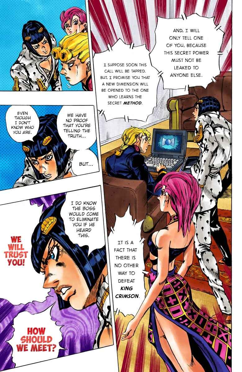 JoJo no Kimyou na Bouken: Part 5 - Ougon no Kaze Color-ban Chapter 113 - Page 12