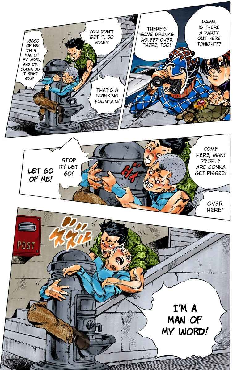 JoJo no Kimyou na Bouken: Part 5 - Ougon no Kaze Color-ban Chapter 113 - Page 16