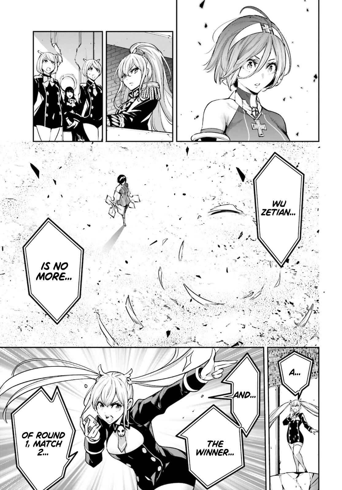 Majo Taisen - 32-nin no Isai no Majo wa Koroshiau Chapter 11 - Page 43