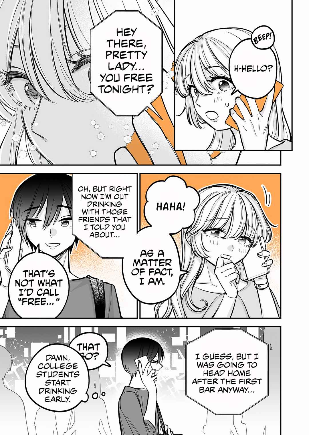 Genkai OL to Joshi Daisei ga 〇〇 Suru Hanashi Chapter 4.2 - Page 1
